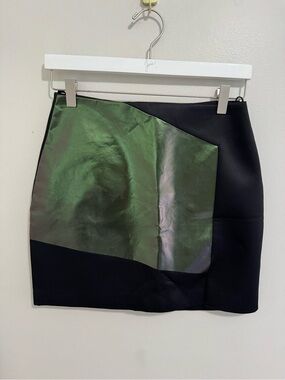 Kate Spade Saturday NWT Metallic Crossover Skirt